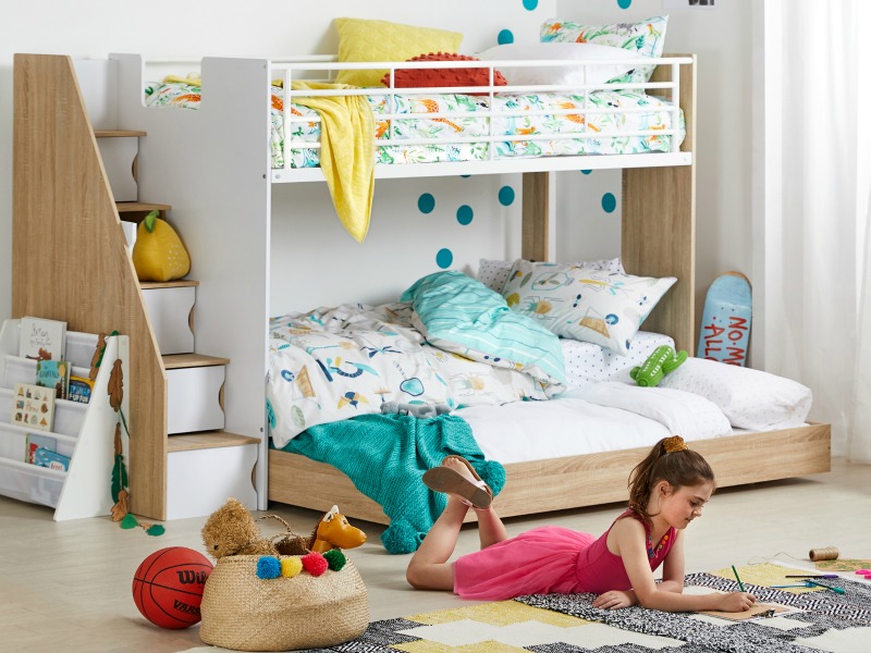 1. The loaded bunk bed