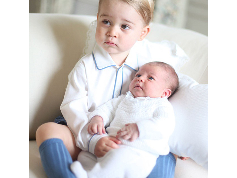 Prince George and Princess Charlotte - June 2015