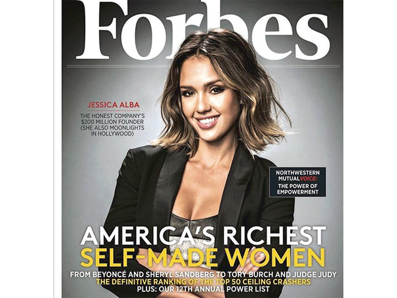 1. Jessica Alba - actor, mother, The Honest Company founder