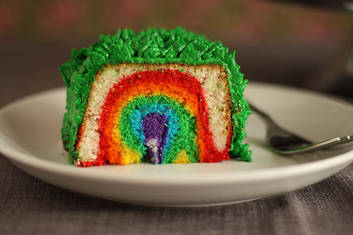 Leprechaun Trap Cake by Not Martha Rainbow Cake