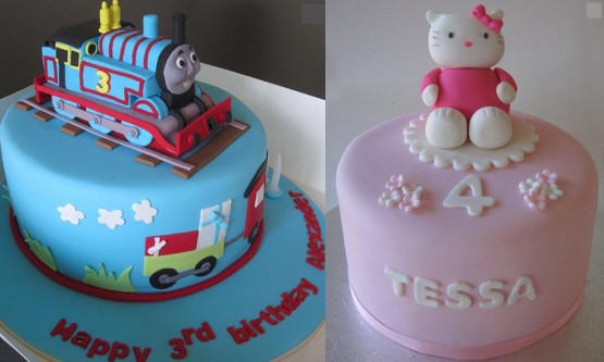 Custom birthday cakes from Tortine Boutique Cakes