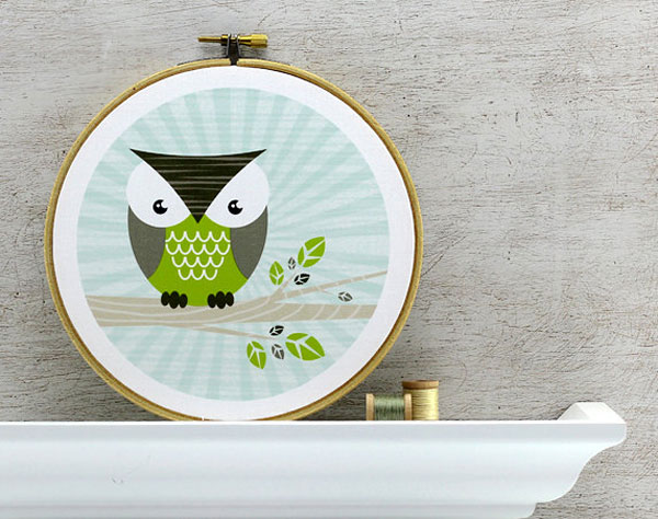 Hoop-Art-Owl