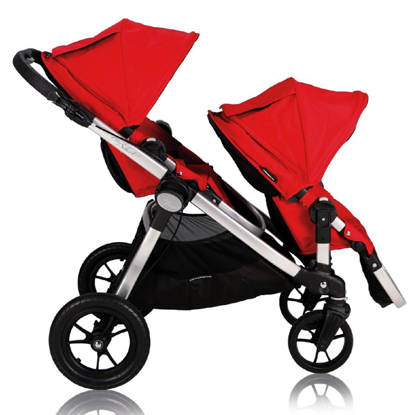 Baby Jogger City Select with Second Seat Ruby