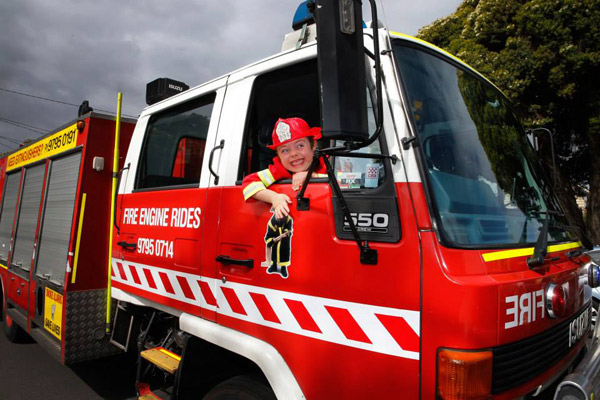 Fire engine rides Melbourne