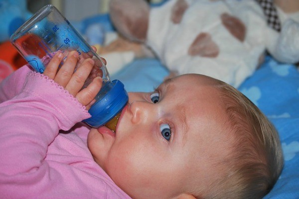 child bottle feeding