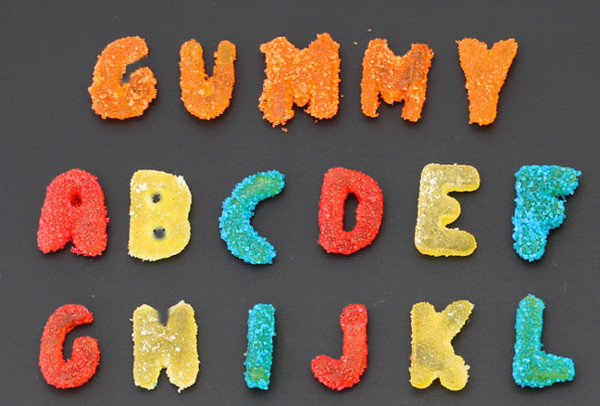 Make Them Eat Their Words With The Delicious Diy Gummy Alphabet 8945