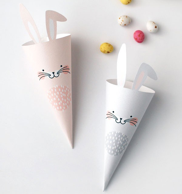 Easter-DIY-treat-cone