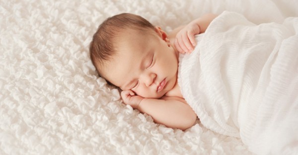 newborn girl sleeping fb
