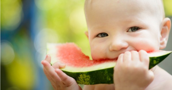 toddler eating watermelon sl fb