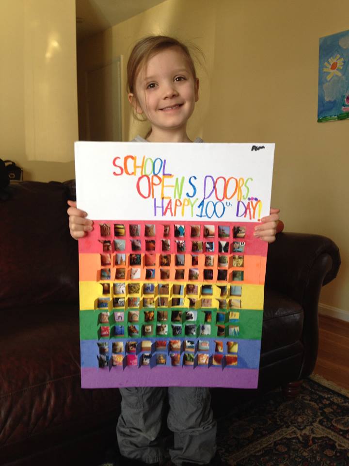 10 Easy Poster Ideas To Celebrate Your Child s First 100 Days Of School