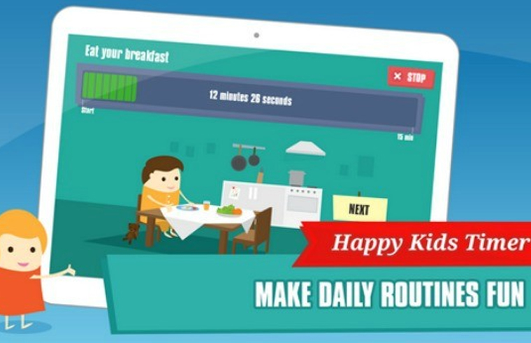 Morning routine ideas for kids - Happy Kids Timer app
