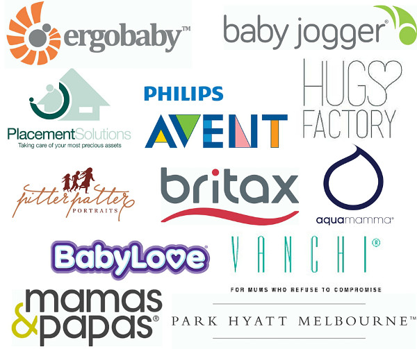 Baby Shower Sponsor Logos Melbourne August 2016 Final