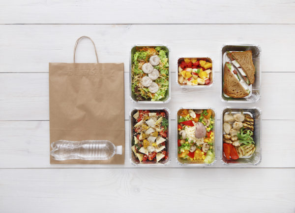 Healthy packed meals