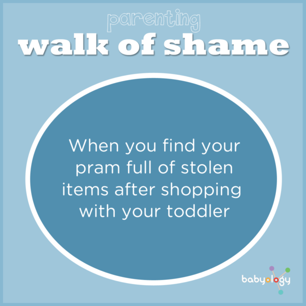 parenting walk of shame