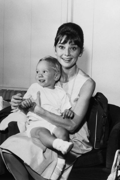 Audrey Hepburn and son