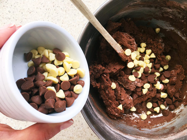 triple chocolate biscuit recipe step 4