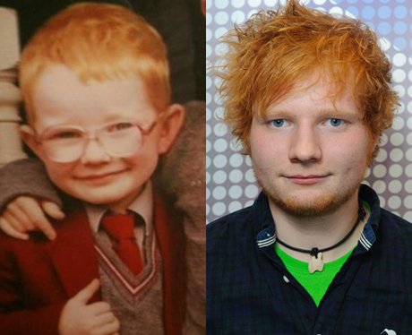 Ed Sheeran as a baby