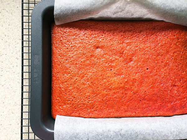 strawberry sheet cake recipe step 5