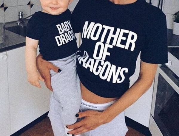 game of thrones, tees, mother, baby