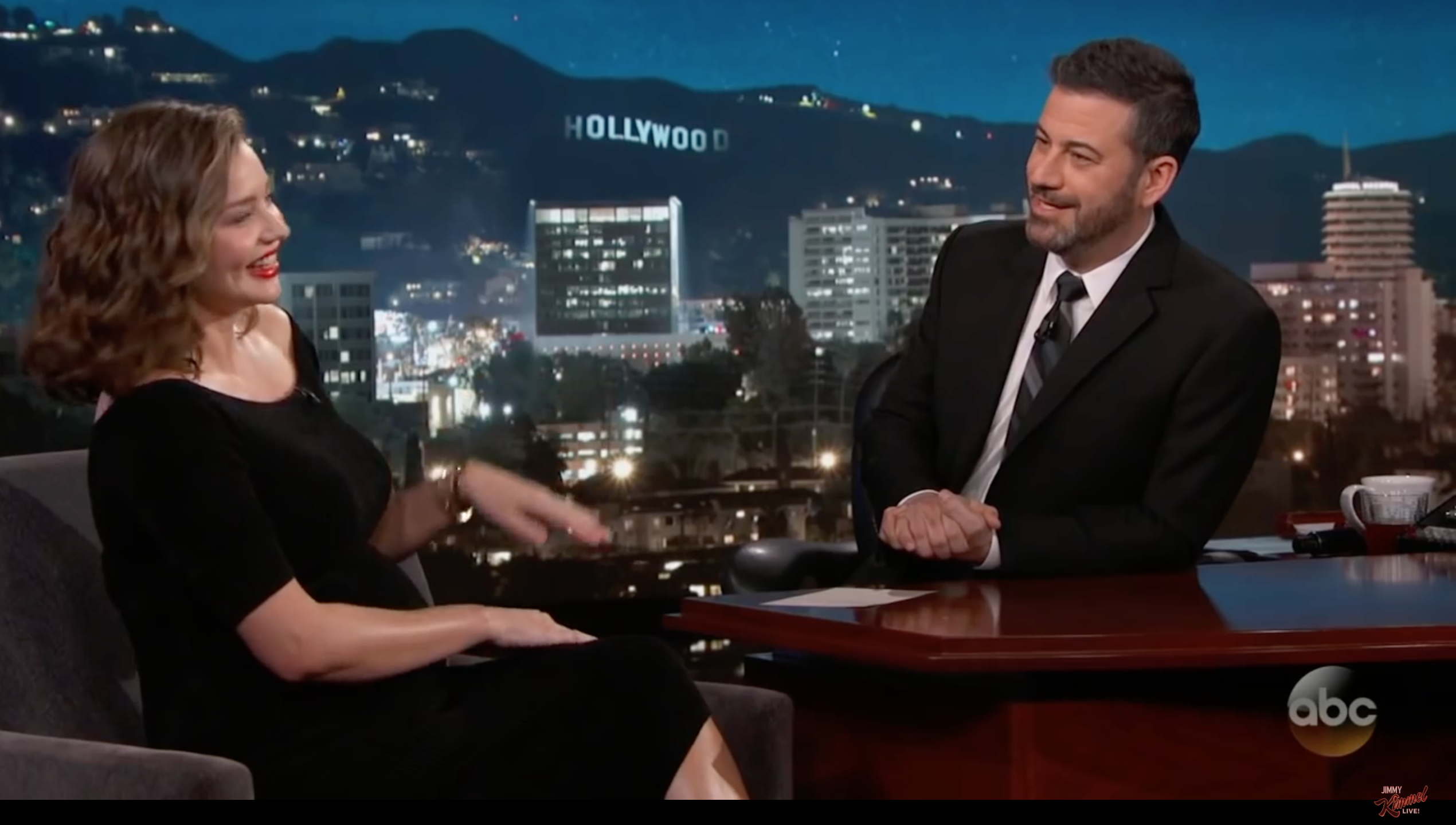 Miranda Kerr and Jimmy Kimmel