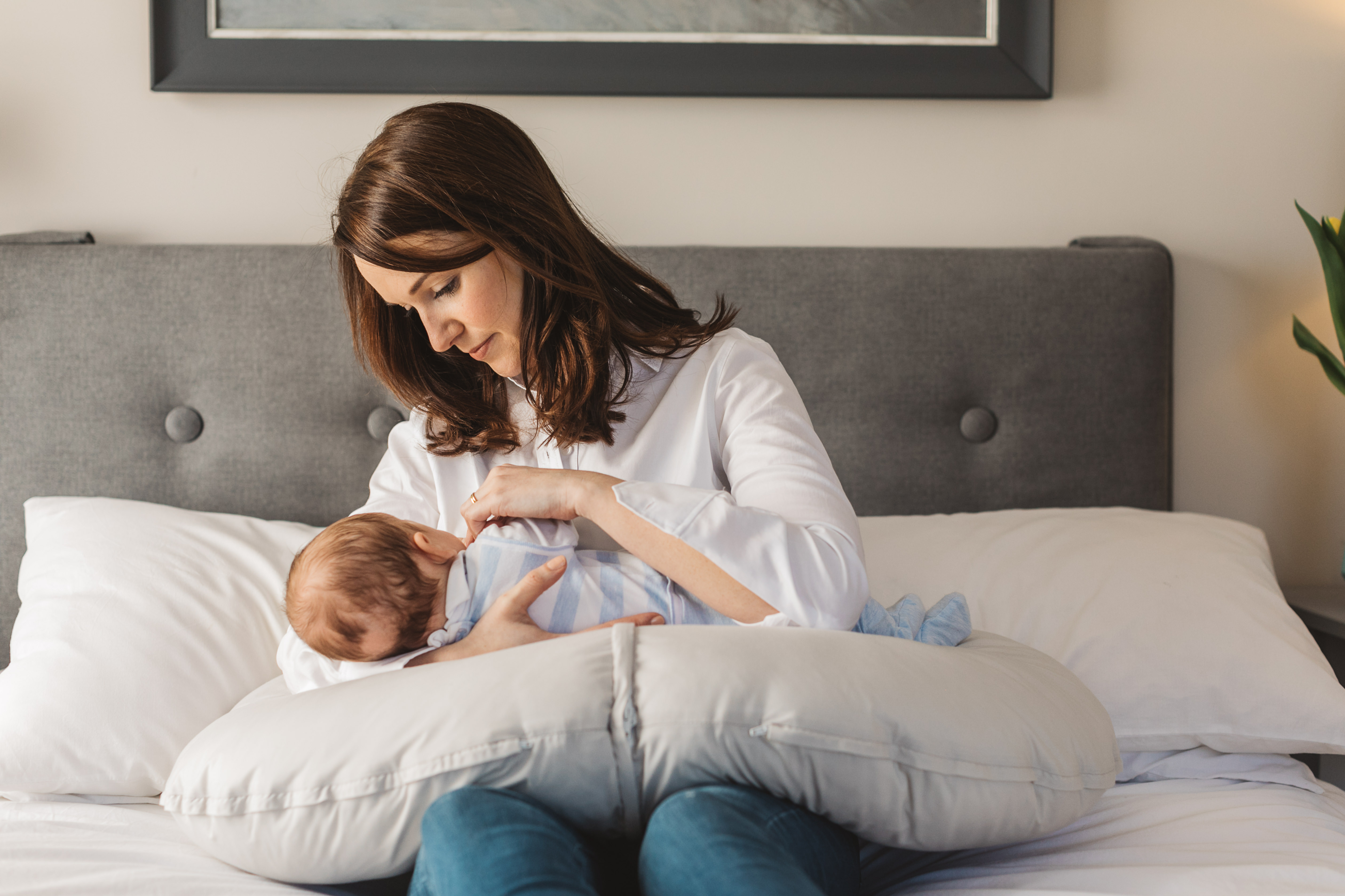 BellaMoon breastfeeding and baby support pillow