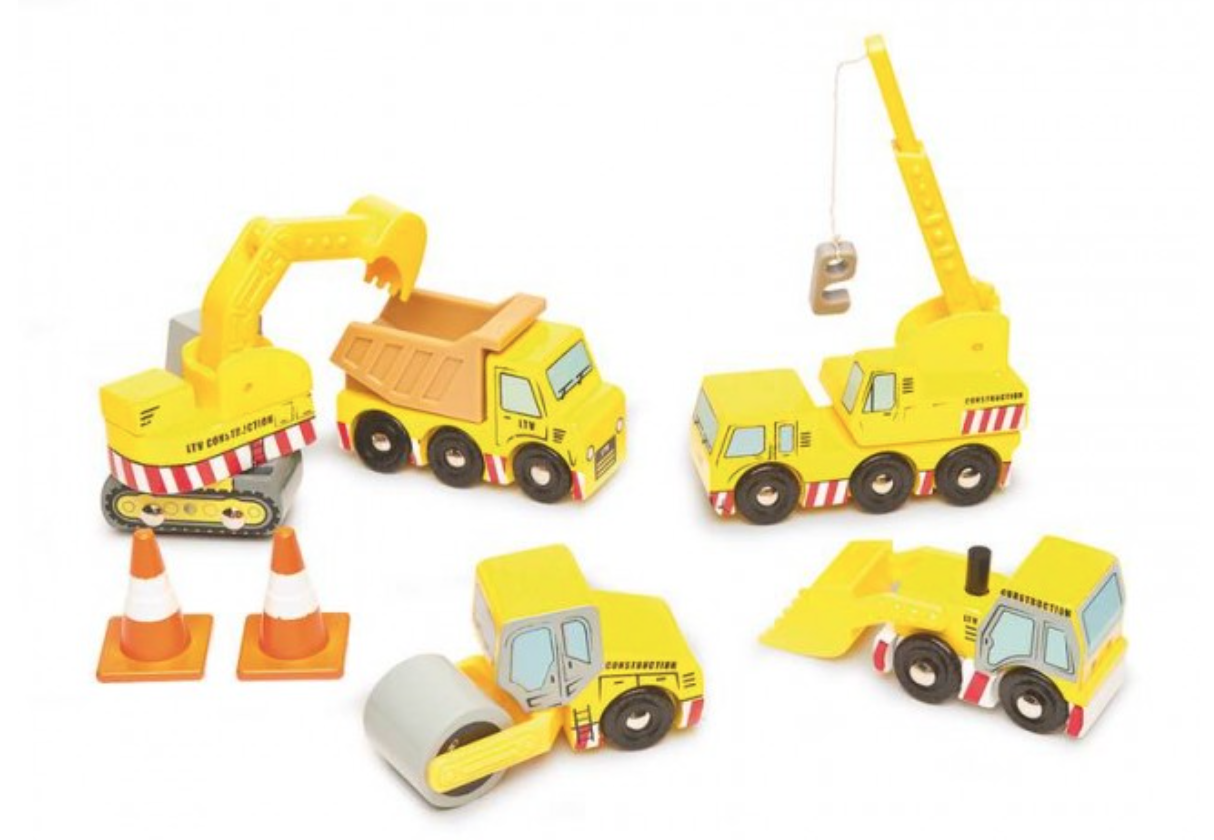 Toy construction vehicles