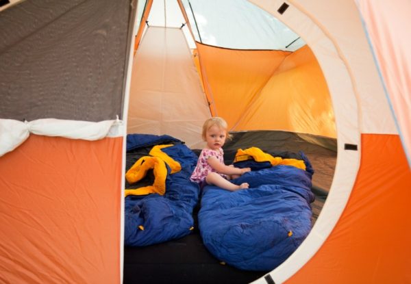 baby camping