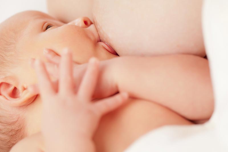 Breastfeeding baby (Special K latch)