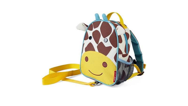 Giraffe toddler backpack with leash