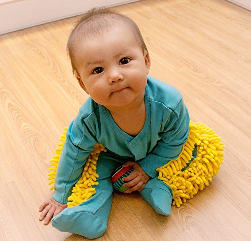 Baby Mop Romper Toddlers One-piece Crawling Clothes Train Floor Cleaning Ou V7U9 