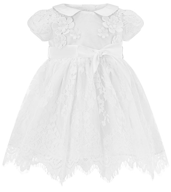 BABY PROVENZA S SILK CHRISTENING GOWN