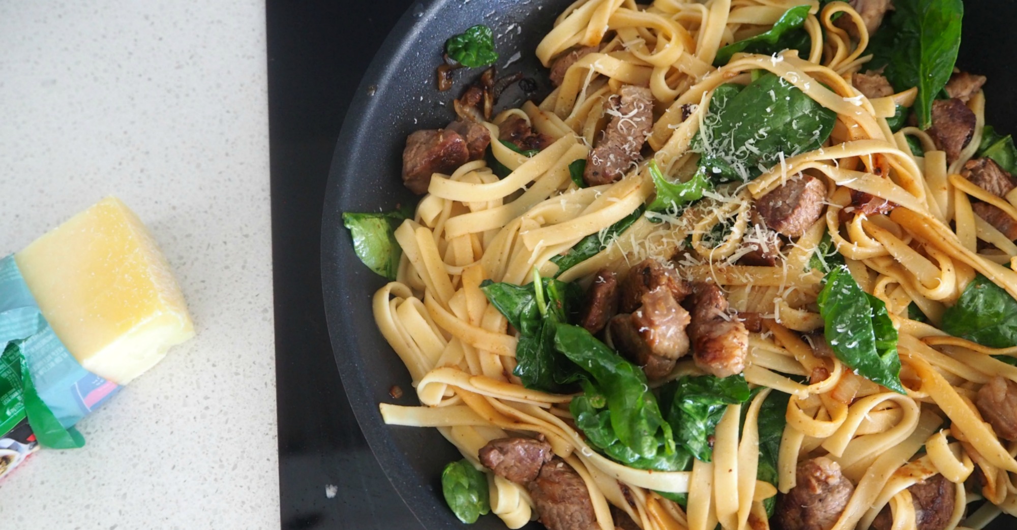 Easy lamb and vegetable pasta