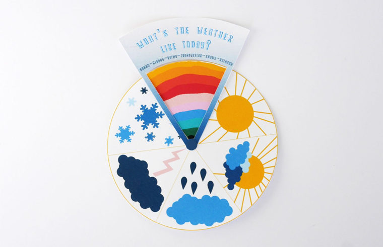 Weather wheel printable by Hello Wonderful