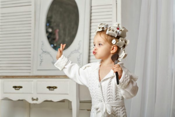 little girl fashionista