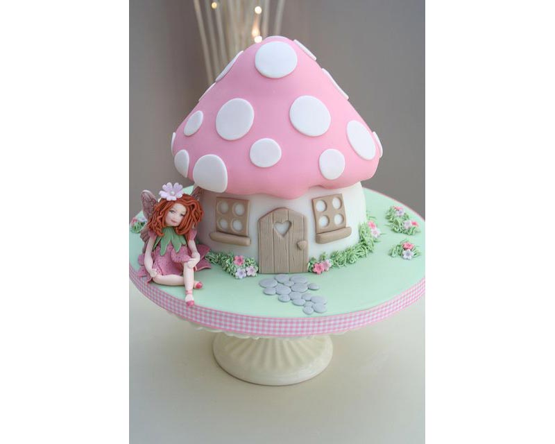 Fairy party cake - pinterest image