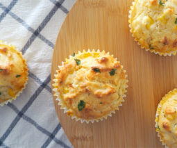 Cheese and corn muffins recipe - feature