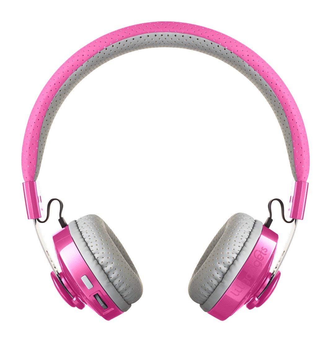 LilGadgets Untangled Pro Premium Children's/Kid's Wireless Bluetooth Headphones with SharePort 