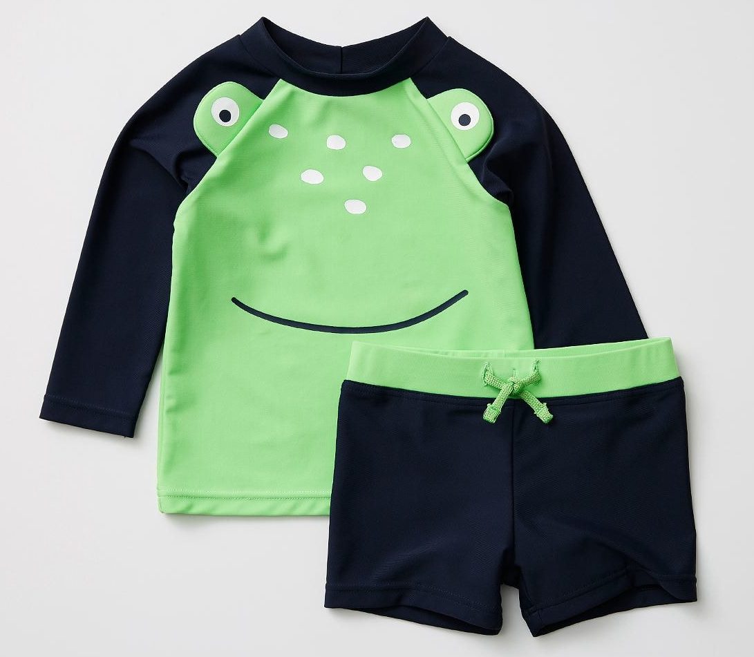 Target Baby Frog Rash Vest Set