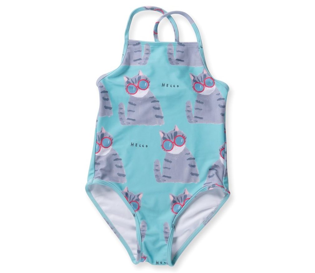 MINTI PAINTED CATS SWIMSUIT