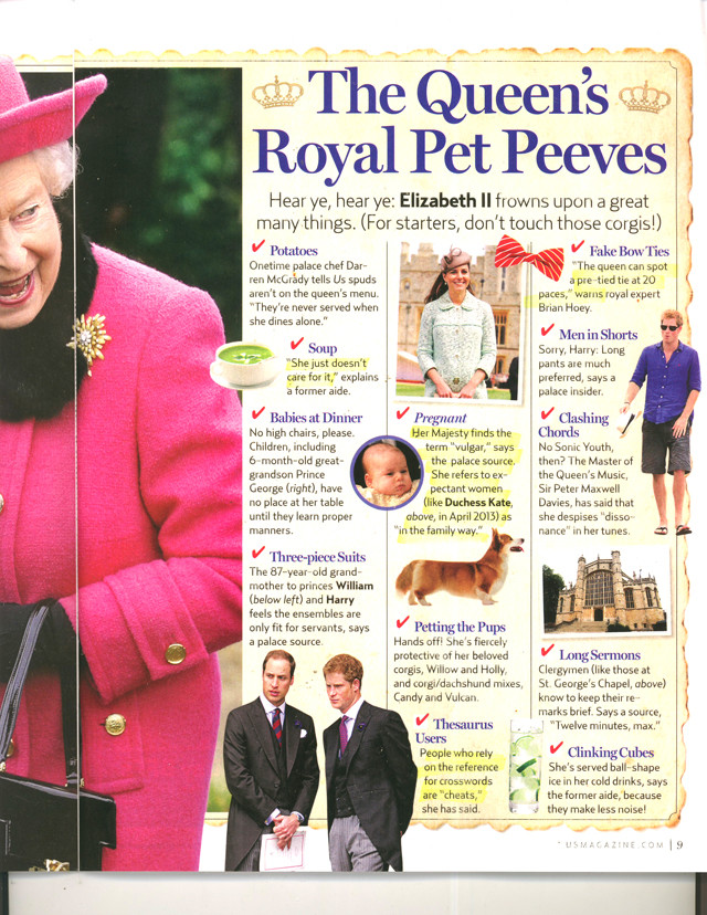 The Queen's Pet Peeves