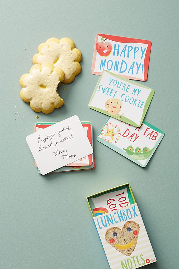 Anthropologie lunchbox notes