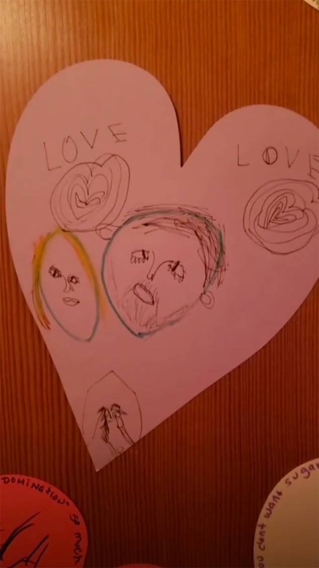 Dax Shepard and Kristen Bell's daughter's notes