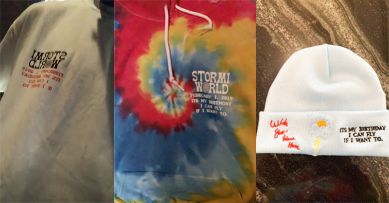 Stormi Webster birthday merchandise