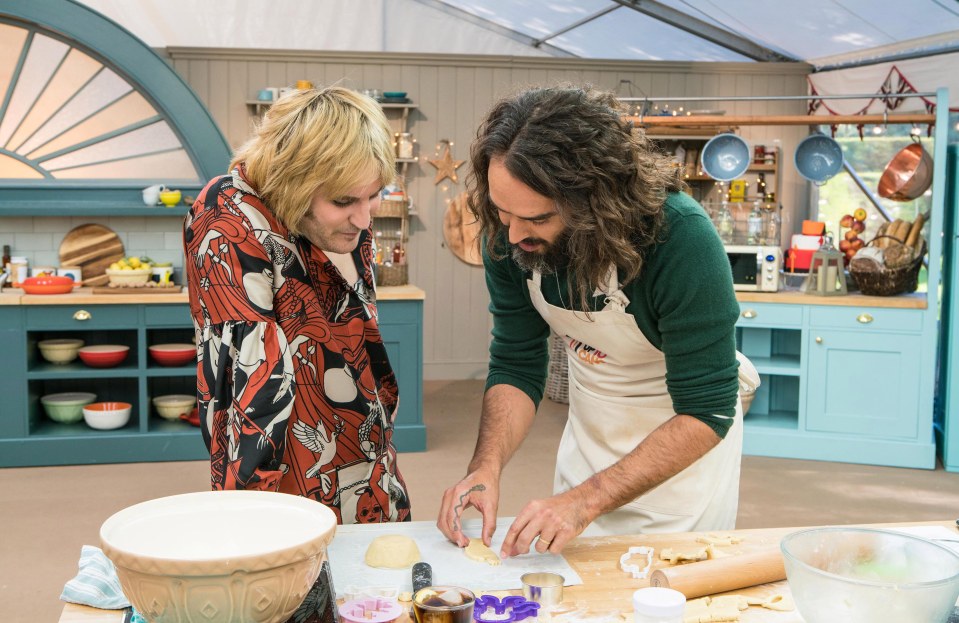 Russell Brand on Bake Off