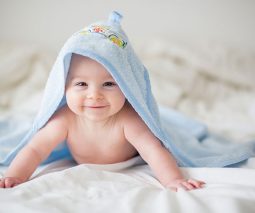 baby with blanket