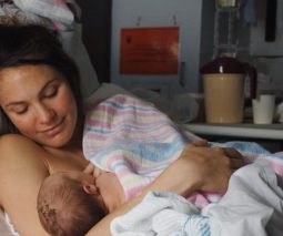 Laura Byrne talks openly about childbirth - wide