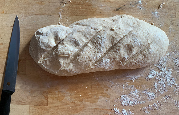 Simple family style bread recipe