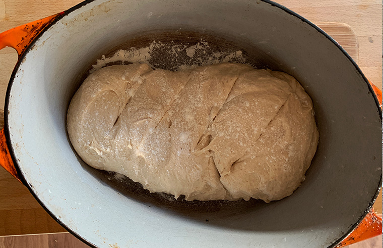 Simple family style bread recipe