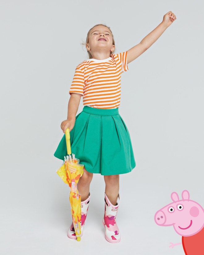 Be muddy puddle ready with this Hunter Boots X Peppa Pig collaboration