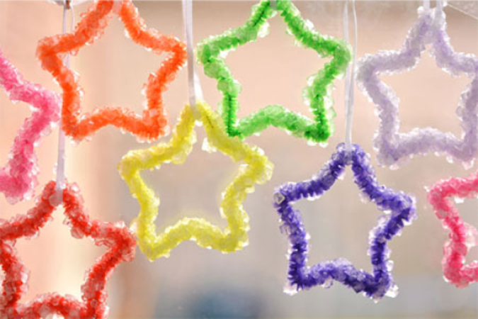 Crystal Stars science activity for kids